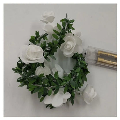 Christmas Rose Flower led Lights Battery